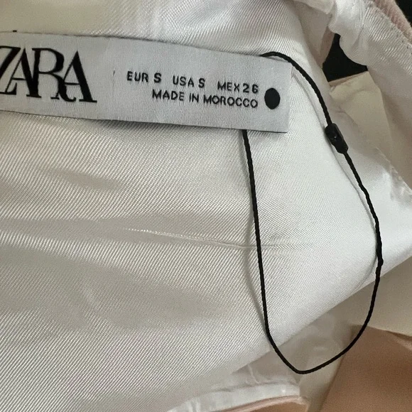 ZARA VOLUMINOUS SHORT DRESS size small NEW “No body wants this/ Netflix “ - Picture 12 of 16